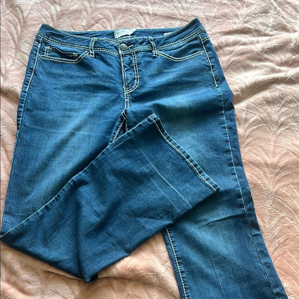 Royalty For Me Blue Flare Jeans